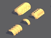 barrel-shells, oblong, short